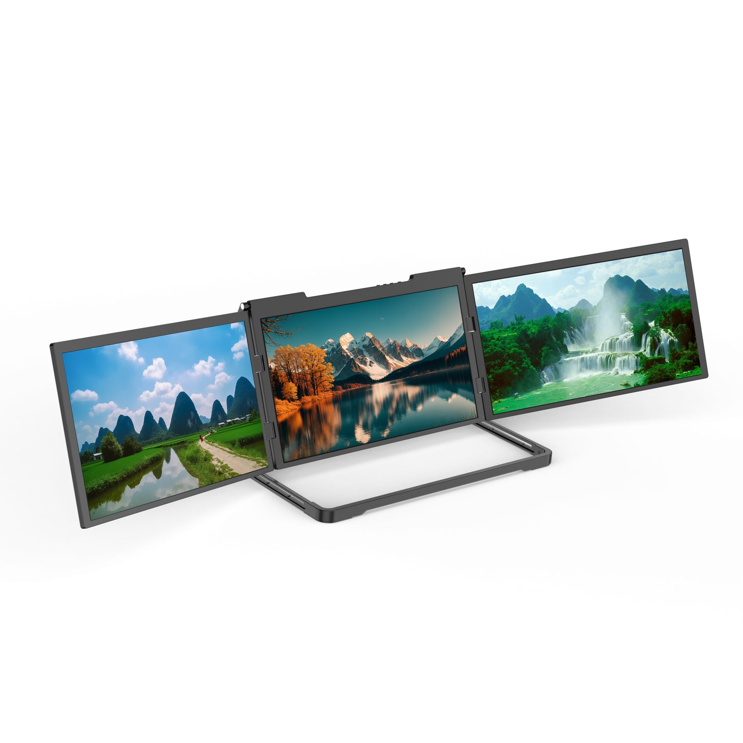 PrexoView Pro Max™ - Triple-Screen Command Center