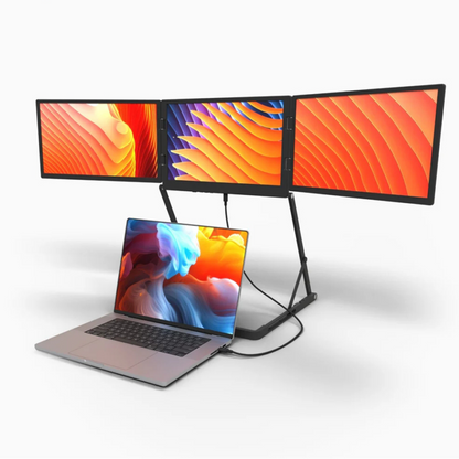 PrexoView Pro Max™ - Triple-Screen Command Center