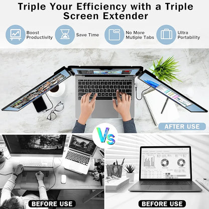 PrexoView Duo™ Laptop Screen Extender